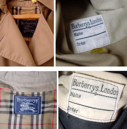 etichetta burberry vintage|vintage burberry coat.